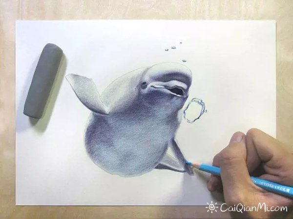 可爱蠢萌小动物宠物彩铅画