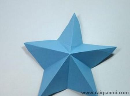 立体五角星怎么折？立体五角星的折法图解