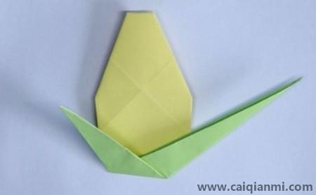 玉米片怎么折？玉米片折纸手工简单