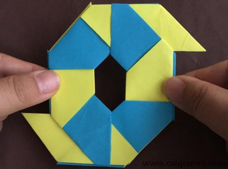 八角飞镖片怎么折？八角飞镖片折纸手工简单