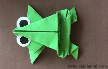 跳跳蛙怎么折？跳跳蛙折纸手工简单