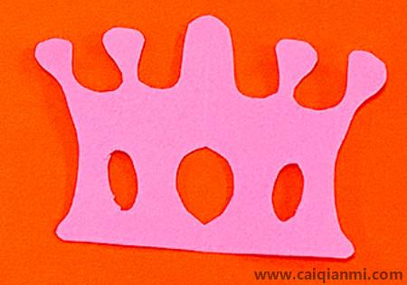 手工剪纸：皇冠怎么剪图片教程步骤