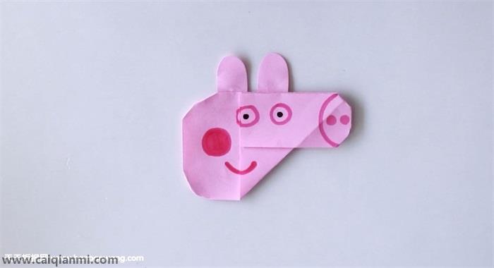 小猪佩奇的折纸方法 小猪折纸简单