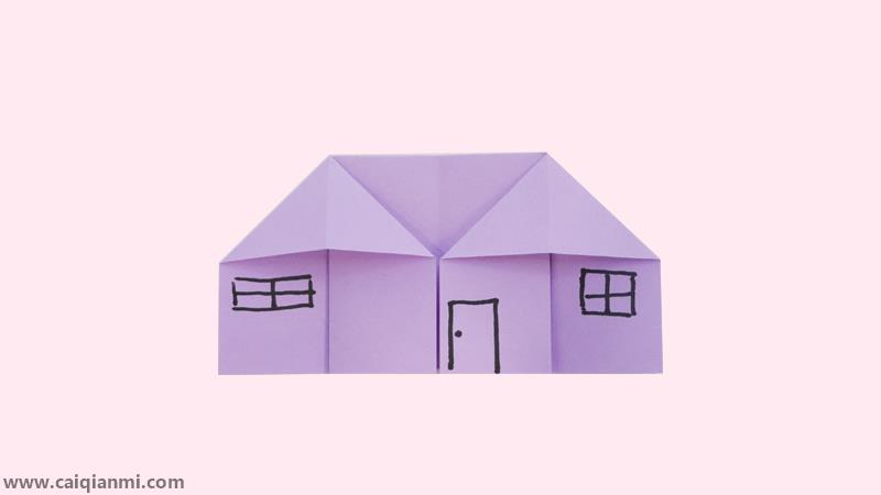 简单立体小房子折纸 怎么折纸房子立体