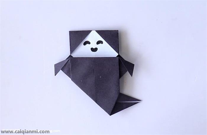 万圣节折纸幽灵手工 圣诞折纸教程