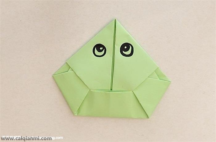 怎么折纸青蛙一步一步叠的步骤 小青蛙折纸 步骤