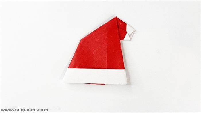 圣诞帽 折纸 圣诞帽子折纸