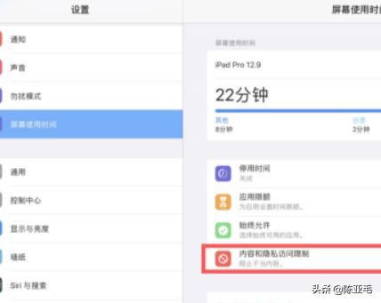 iOS 12：苹果iPad禁止安装应用怎么设置？